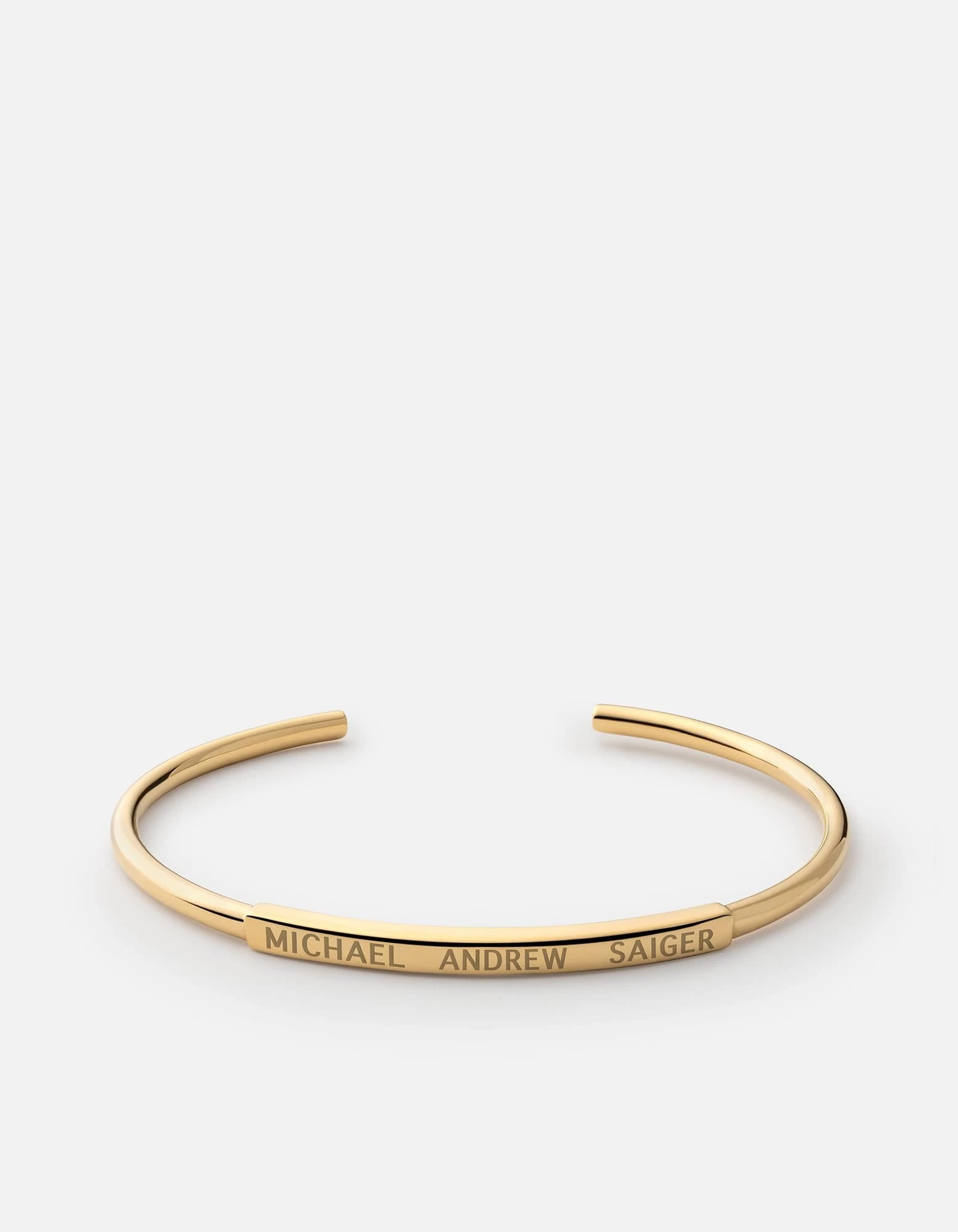 ID Cuff, 14k Gold 6 ID Cuff, 14k Gold - Image 4