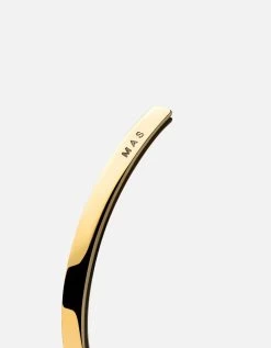 Ridge Cuff, Gold/Black -Online Fashion Accessories 102 0414 color polishedgold 04