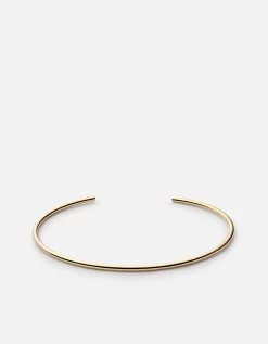 Beam Cuff, 14k Gold