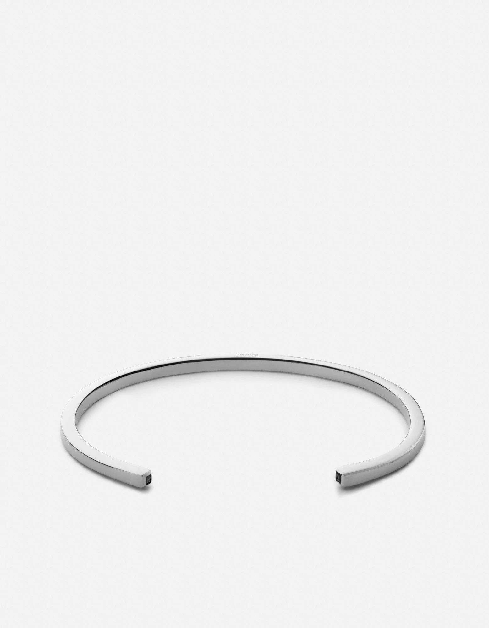 3mm Arbor Cuff, Sterling Silver/Black Diamonds 3 3mm Arbor Cuff, Sterling Silver/Black Diamonds