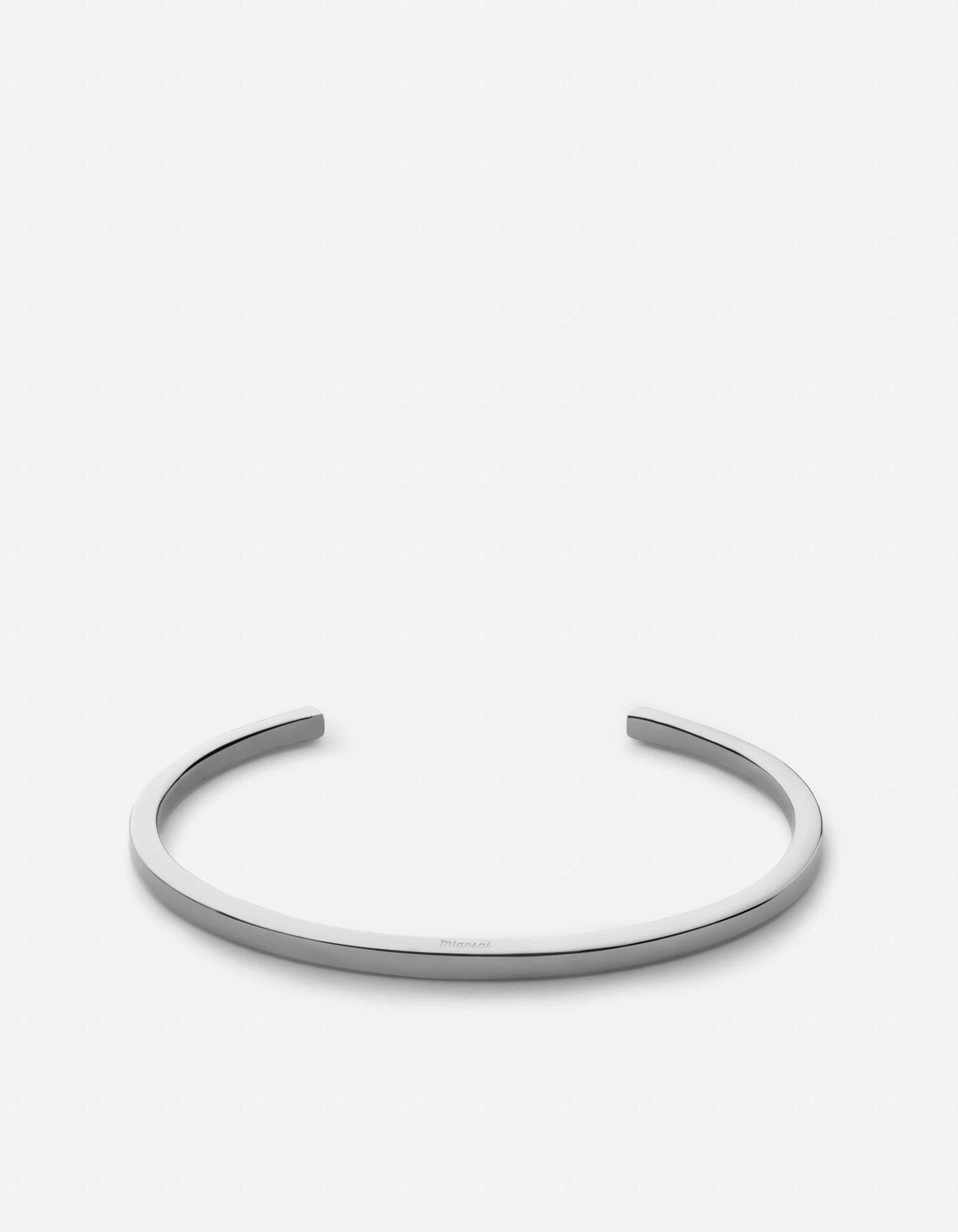 3mm Arbor Cuff, Sterling Silver/Black Diamonds 4 3mm Arbor Cuff, Sterling Silver/Black Diamonds - Image 2