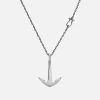 Anchor Necklace, Silver -Online Fashion Accessories 103 0005 color oxidizedsilver 01 e7769373 f236 4b45 9a0b 9d435f9c28dd