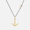 Anchor Necklace, Gold -Online Fashion Accessories 103 0006 color polishedgold 01