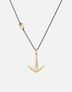 Anchor Necklace, Gold -Online Fashion Accessories 103 0006 color polishedgold 02 3073a438 b0ad 4918 9064 88715511eed8