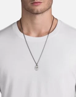 Dove Necklace, Sterling Silver 8 Dove Necklace, Sterling Silver -Online Fashion Accessories 103 0114 color mattesilver 02