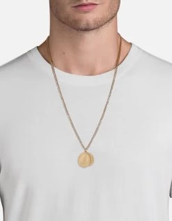 Saints Necklace, 14k Matte Gold -Online Fashion Accessories 103 0152 color mattegold 03