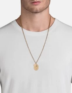 Dove Necklace, Gold 16 Dove Necklace, Gold -Online Fashion Accessories 103 0195 color 14kmattegold 03