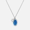 Prophet Necklace, Sterling Silver/Blue