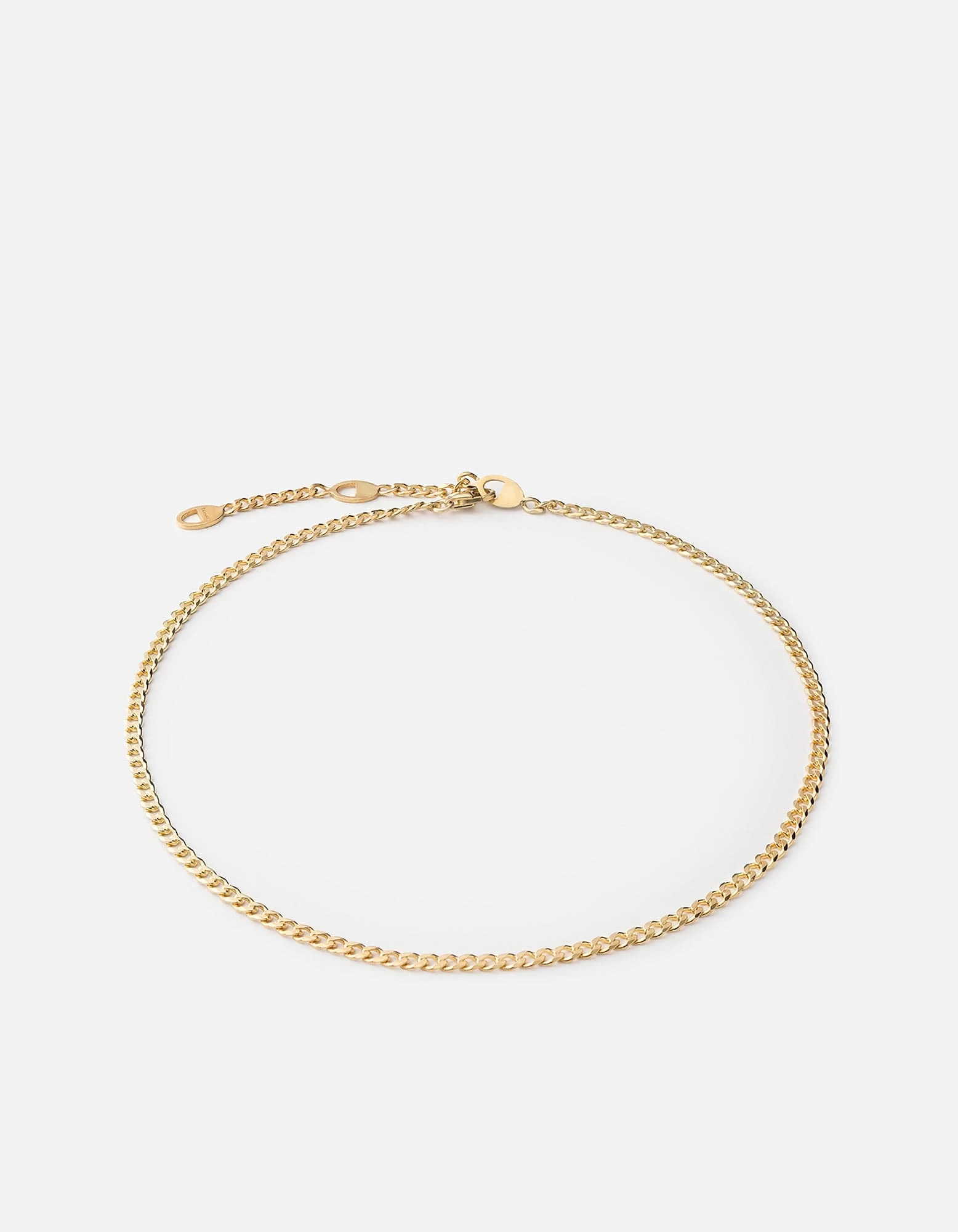 Cuban Link Choker, Gold Vermeil 3 Cuban Link Choker, Gold Vermeil