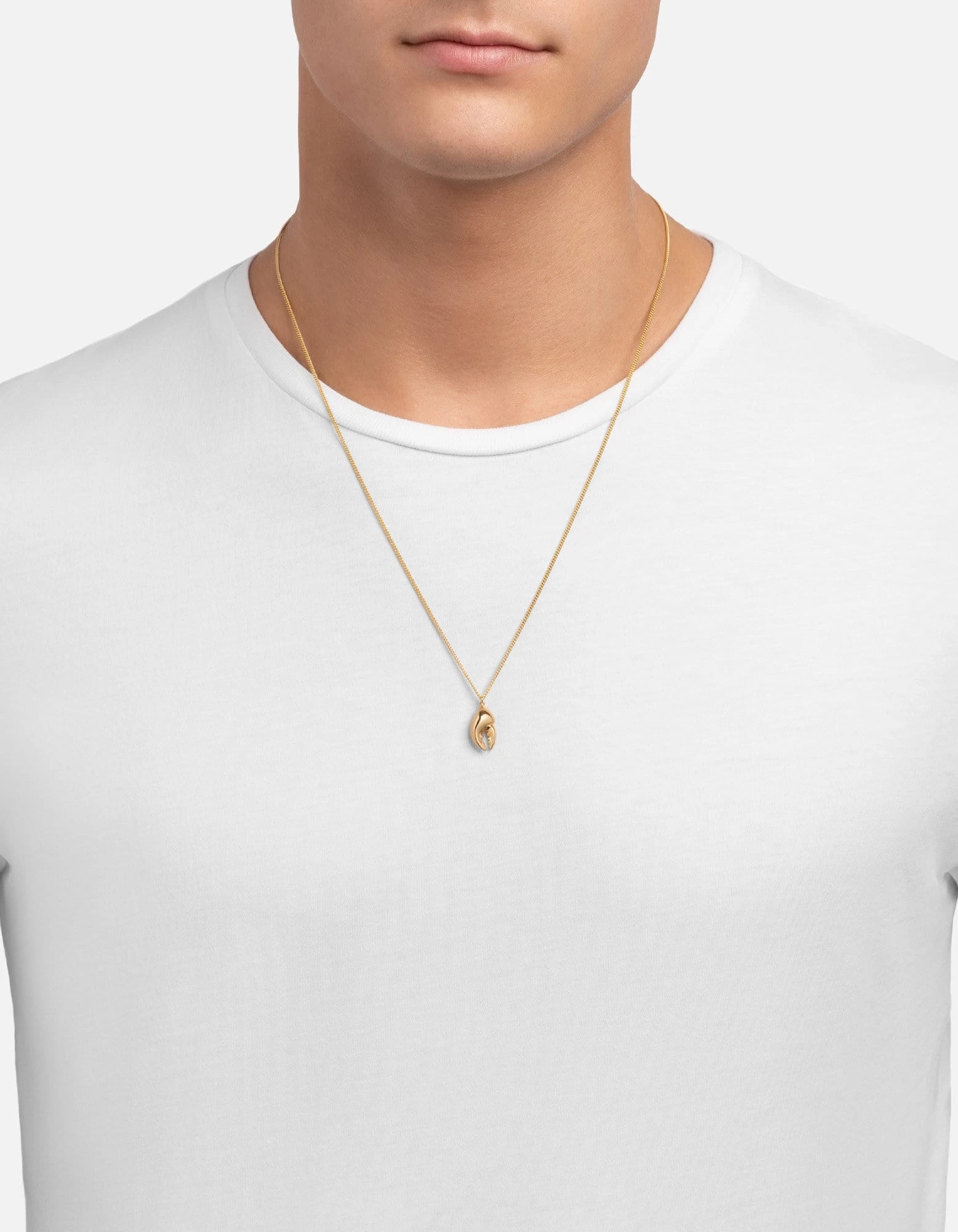 Lobster Claw Necklace, Gold Vermeil 4 Lobster Claw Necklace, Gold Vermeil - Image 2