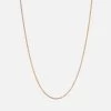 1.3mm Cuban Chain Necklace, Gold -Online Fashion Accessories 103 0269 color polishedgoldvermeil 01 153e2a20 f601 4275 b2e3 9e261815b1b9