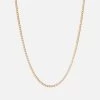 3mm Cuban Chain Necklace, 14k Matte Gold -Online Fashion Accessories 103 0278 color mattegold 01