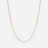 1.3mm Cuban Chain Necklace, 14k Gold