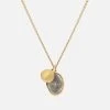Mini Dove Necklace, Gold Vermeil/Gray 1 Mini Dove Necklace, Gold Vermeil/Gray -Online Fashion Accessories 103 0282 color gray 01