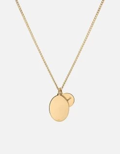 Mini Dove Necklace, Gold Vermeil/Gray -Online Fashion Accessories 103 0282 color gray 02