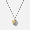 Mini Dove Necklace, Sterling Silver/Gold -Online Fashion Accessories 103 0283 color polishedsilvergold 01
