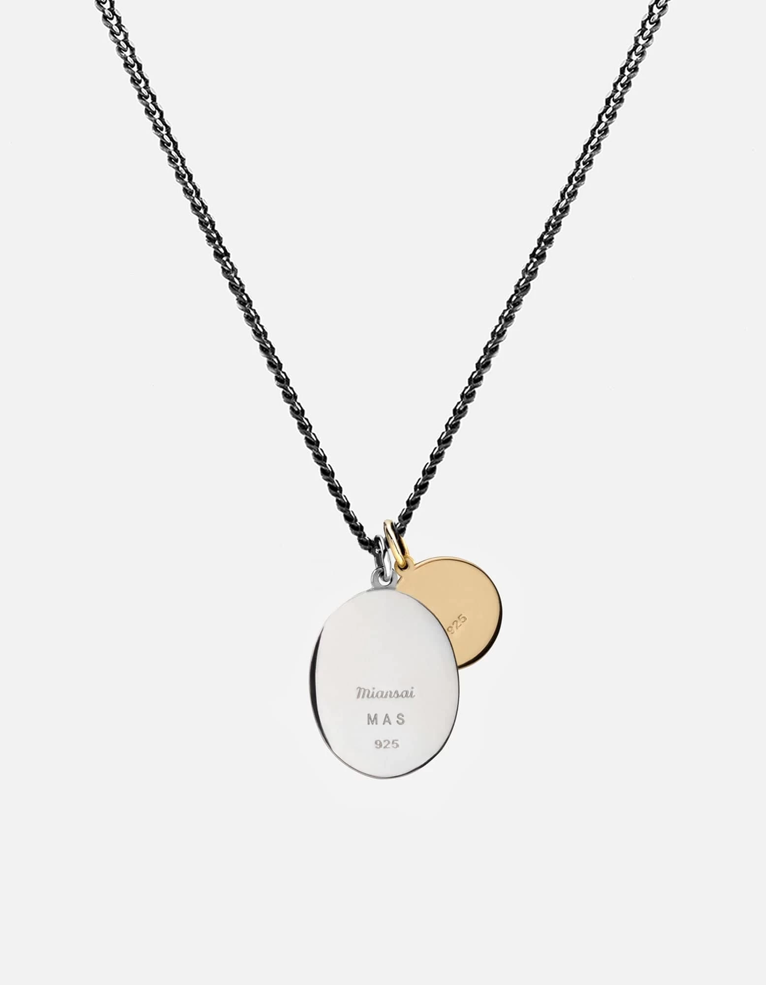 Wolf Pendant Necklace, Sterling Silver/Gold 6 Wolf Pendant Necklace, Sterling Silver/Gold - Image 4