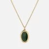 Fortuna Necklace, Gold Vermeil/Green -Online Fashion Accessories 103 0327 color green 01