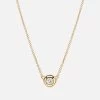 Luna Necklace, 14K Gold/Diamond -Online Fashion Accessories 103 0357 color polishedgold 01