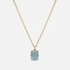 Lennox Blue Agate Necklace, Gold Vermeil 2 Lennox Blue Agate Necklace, Gold Vermeil -Online Fashion Accessories 103 0362 color agateblue 01