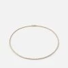 Century Round Choker, 14k Gold Pavé