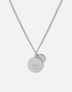 Saint Christopher Surf Necklace, Sterling Silver/Emerald Green -Online Fashion Accessories 103 0382 color emeraldgreenwhite 04