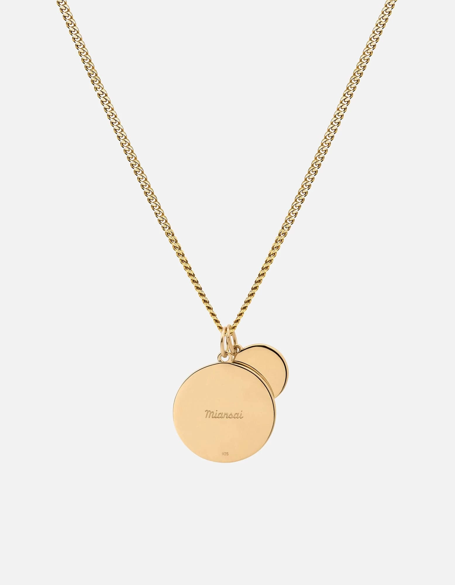 Saint Christopher Surf Necklace, Gold Vermeil/Desert Sun 4 Saint Christopher Surf Necklace, Gold Vermeil/Desert Sun - Image 2