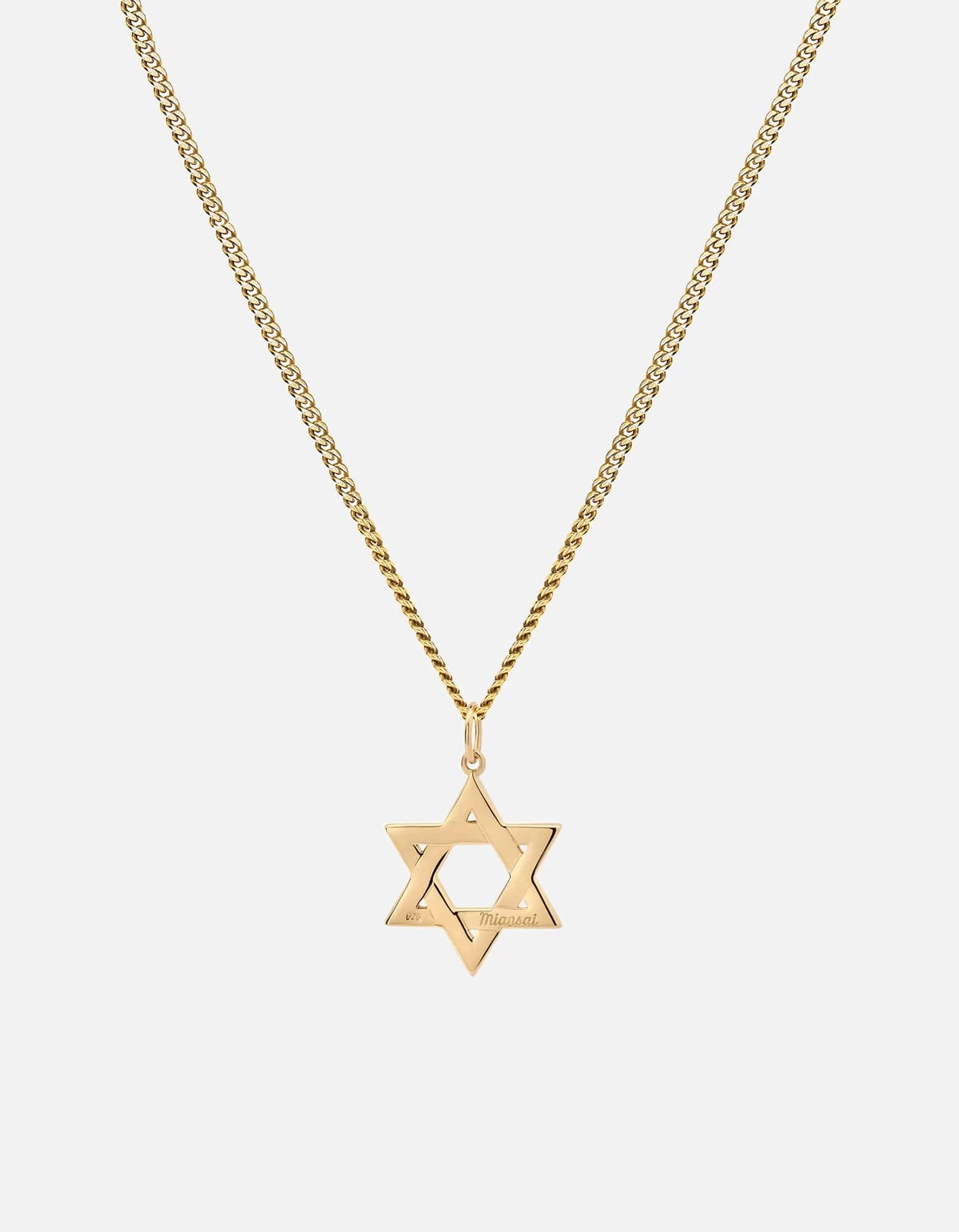 Star Of David I Necklace, Gold Vermeil 4 Star Of David I Necklace, Gold Vermeil - Image 2