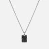 Lennox Onyx Necklace, Sterling Silver 2 Lennox Onyx Necklace, Sterling Silver -Online Fashion Accessories 103 0405 color black 01