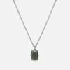 Lennox Jasper Necklace, Sterling Silver -Online Fashion Accessories 103 0405 color green 01