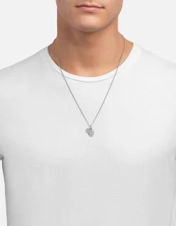 Croix + Mini St Christopher Necklace, Sterling Silver -Online Fashion Accessories 103 0408 color polishedsilver 03
