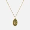 Ma'at Necklace, Gold Vermeil/Sage Enamel 2 Ma'at Necklace, Gold Vermeil/Sage Enamel -Online Fashion Accessories 103 0422 color sage 01 f9054978 da37 41e9 add6 7e5afdff7593