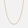 2.4mm Rope Chain Necklace, Gold Vermeil