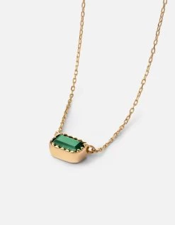 Inari Chalcedony Necklace, 14k Gold -Online Fashion Accessories 103 0468 color polishedgold 04