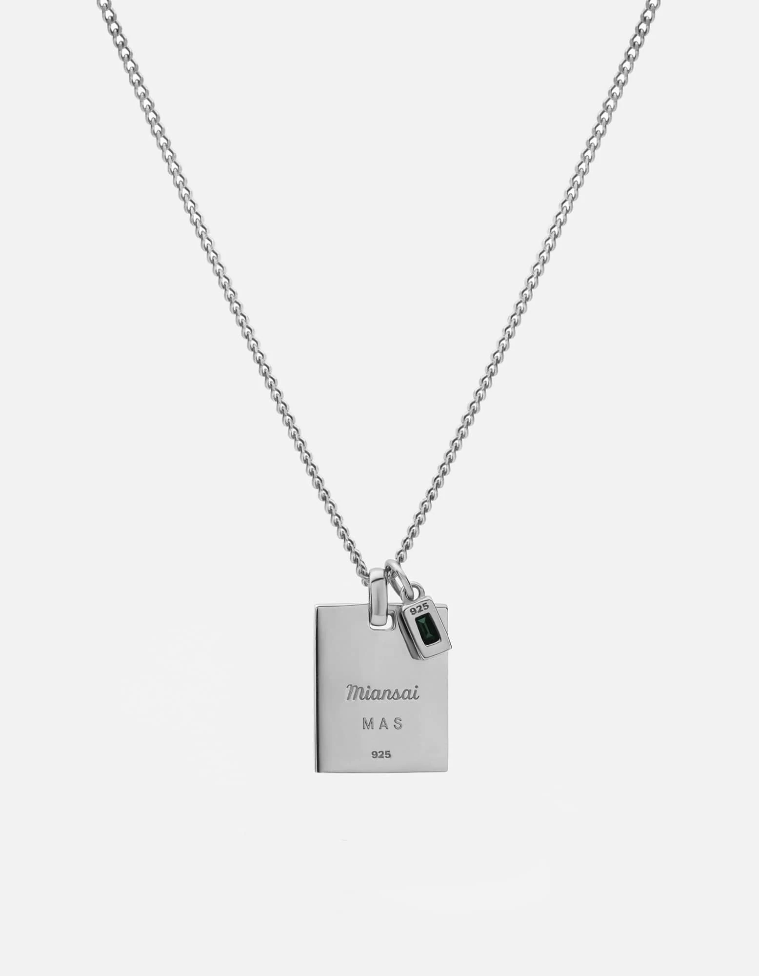 Lineage Quartz Necklace, Sterling Silver 6 Lineage Quartz Necklace, Sterling Silver - Image 4