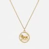 Lev Lion Necklace, Gold Vermeil 2 Lev Lion Necklace, Gold Vermeil -Online Fashion Accessories 103 0479 color polishedgold 01 db0959b4 a90c 4869 830e 552497b4d0d2