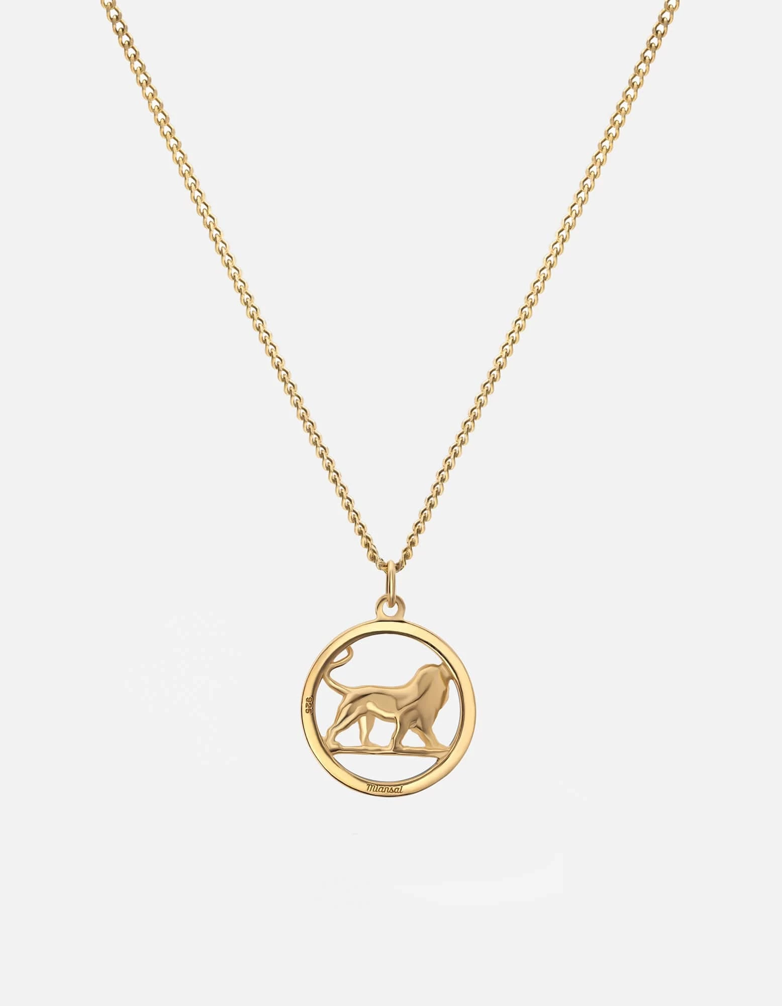 Lev Lion Necklace, Gold Vermeil 4 Lev Lion Necklace, Gold Vermeil - Image 2