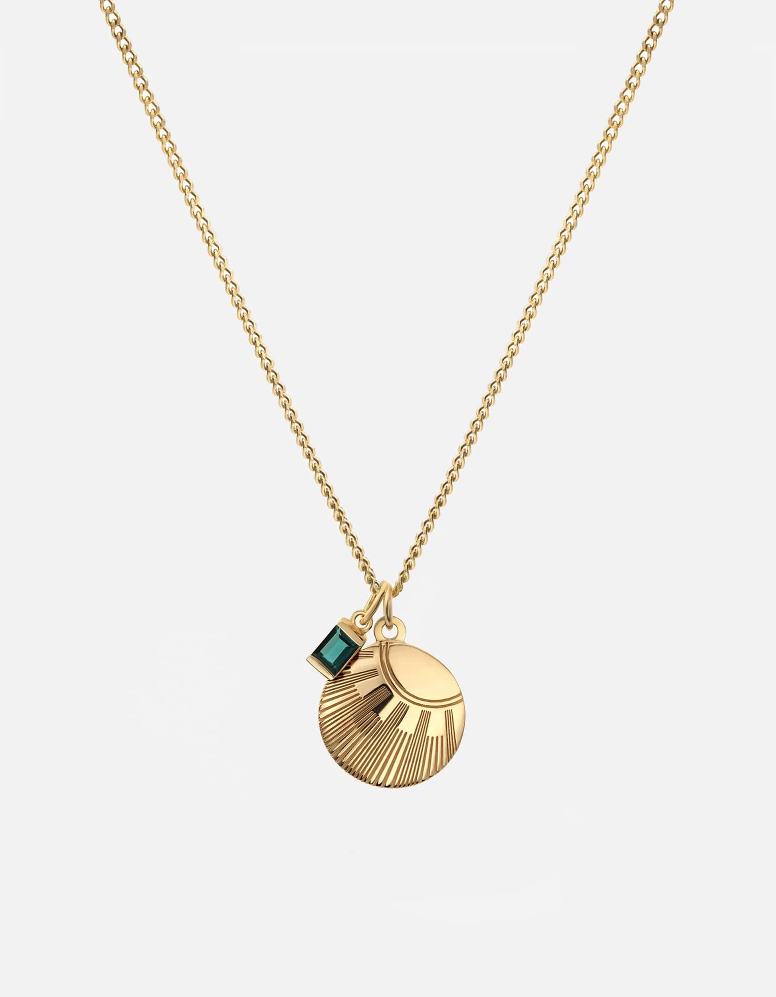 Meridian Quartz Necklace, Gold Vermeil 3 Meridian Quartz Necklace, Gold Vermeil