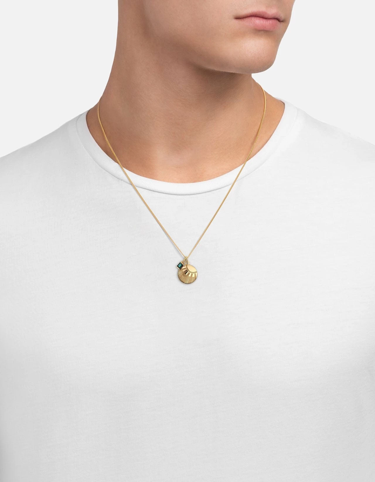 Meridian Quartz Necklace, Gold Vermeil 5 Meridian Quartz Necklace, Gold Vermeil - Image 3