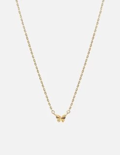 Asa Butterfly Necklace, 14k Gold
