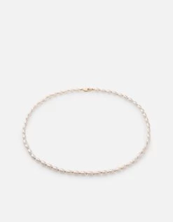 Perla Choker, Gold Vermeil/Pearls