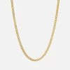 4mm Cuban Chain Necklace, Gold Vermeil -Online Fashion Accessories 103 0499 color polishedgold 01 c83b7a50 3701 458c bd48 0e76e75481c6