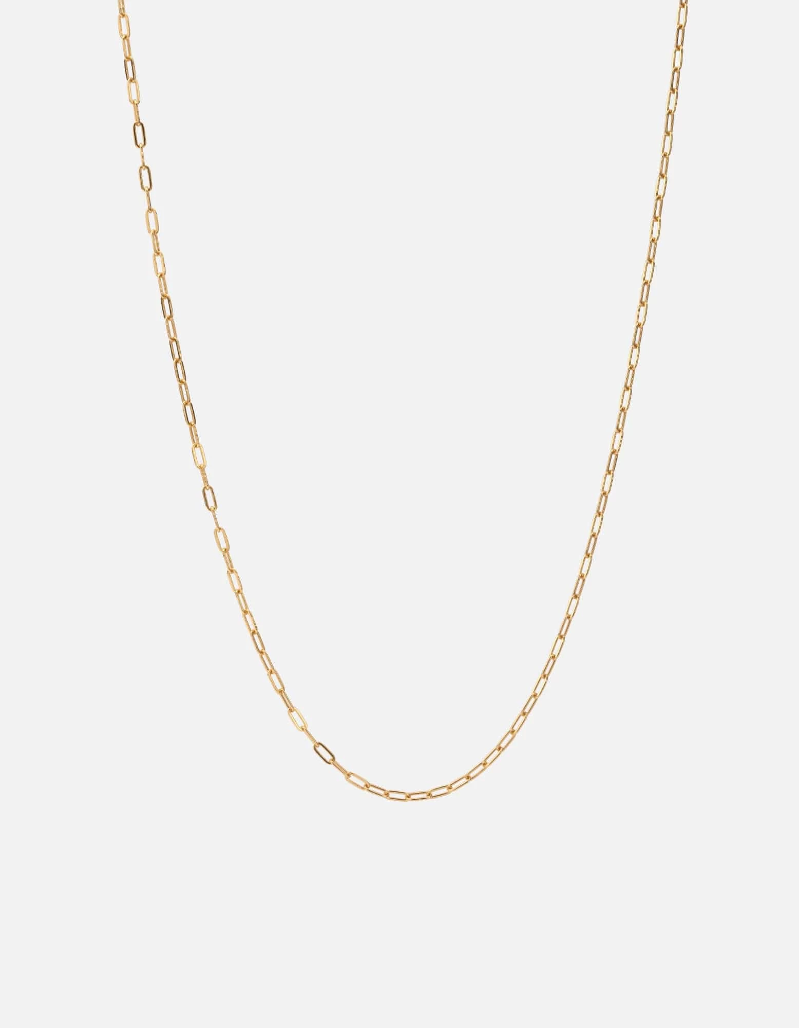 2.5mm Volt Link Cable Chain Necklace, 14k Gold 3 2.5mm Volt Link Cable Chain Necklace, 14k Gold