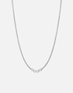 Type Chain Necklace, Sterling Silver -Online Fashion Accessories 103 0523 color 4letterspolishedsilver 01