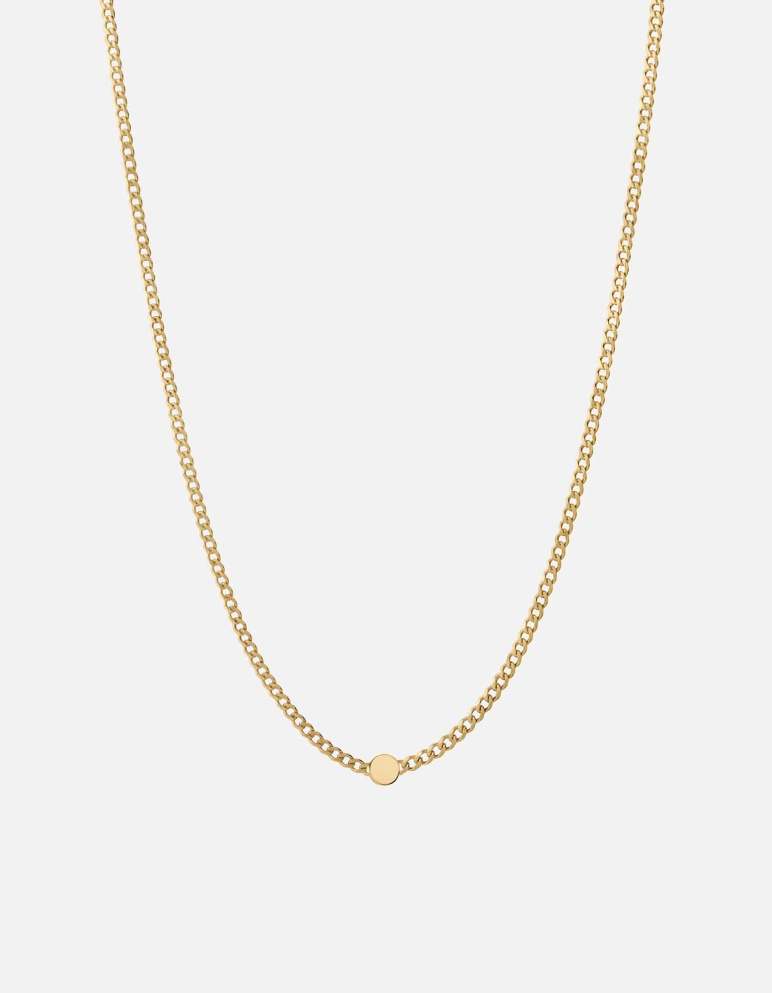 Type Chain Necklace, Gold Vermeil 3 Type Chain Necklace, Gold Vermeil