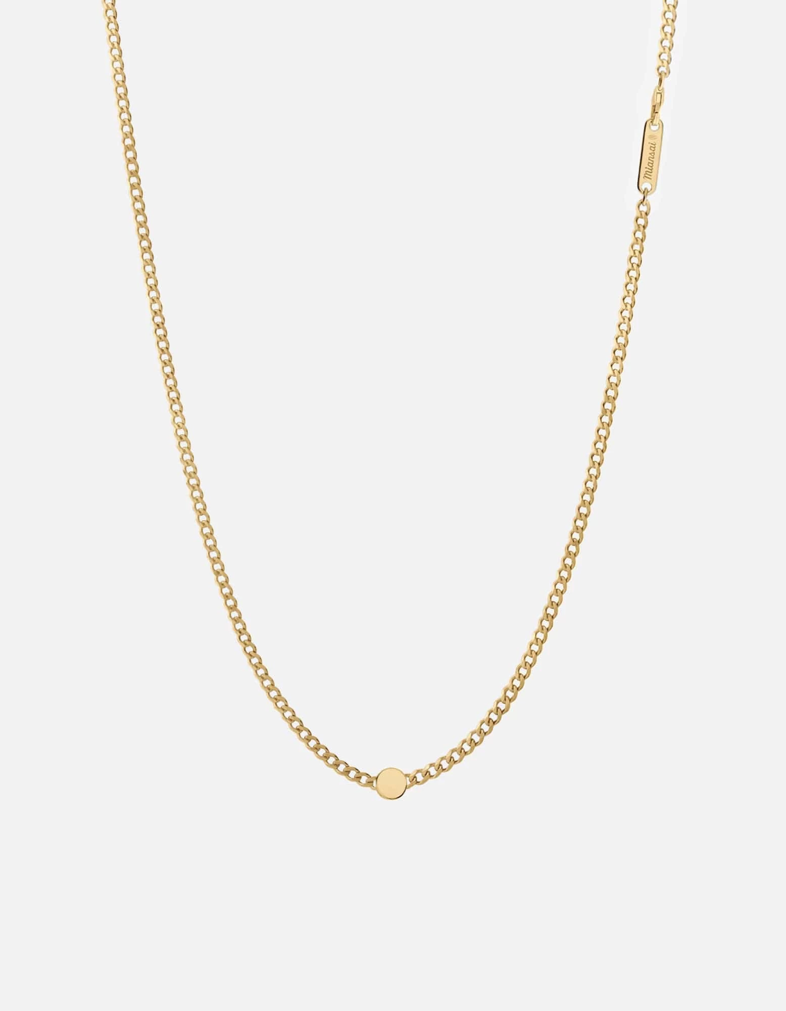 Type Chain Necklace, Gold Vermeil 4 Type Chain Necklace, Gold Vermeil - Image 2