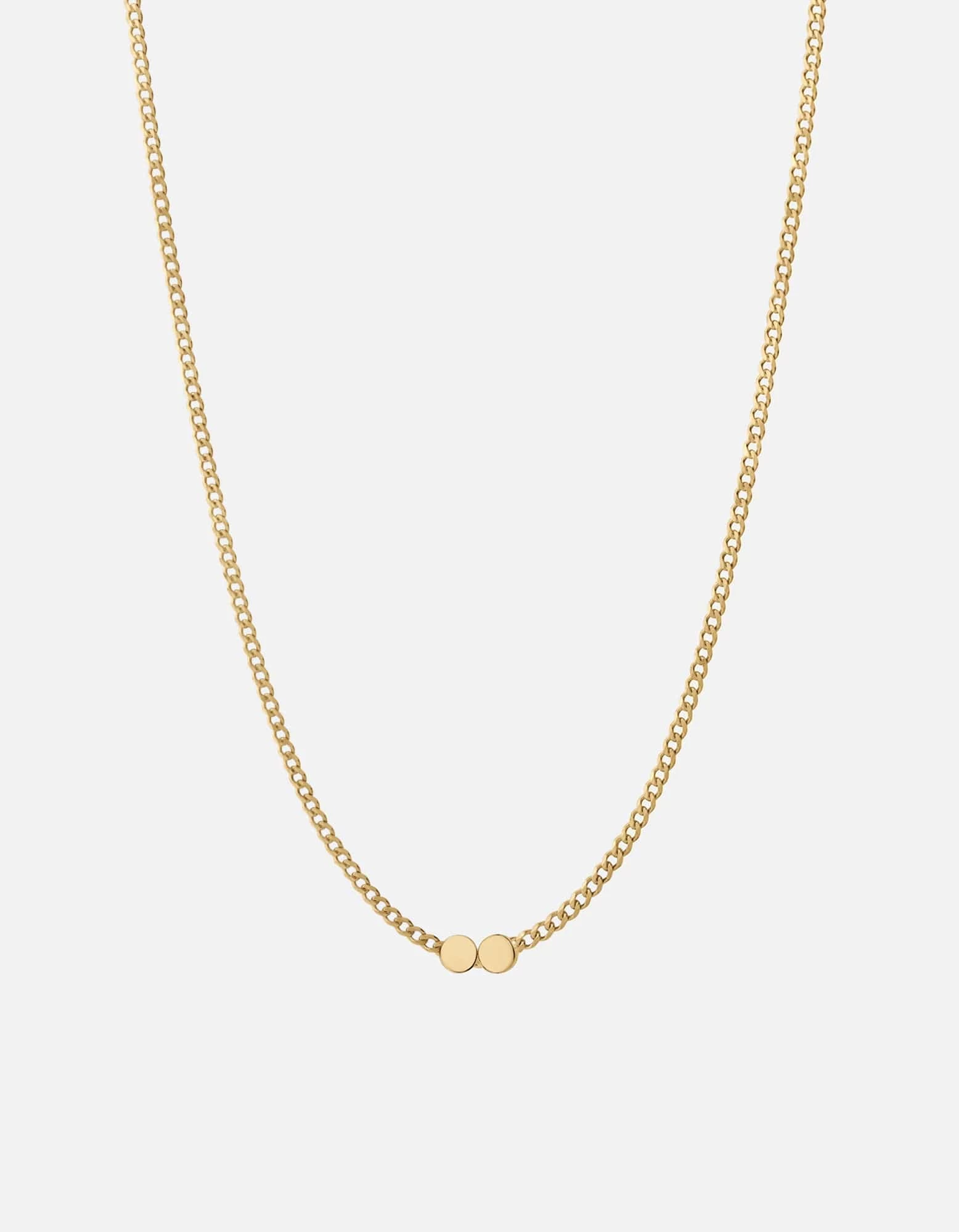 Type Chain Necklace, Gold Vermeil 7 Type Chain Necklace, Gold Vermeil - Image 5