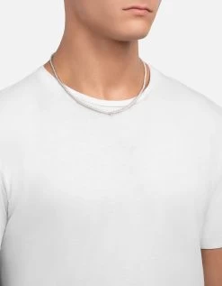 Nava Pearl Necklace, 14k Gold Pavé -Online Fashion Accessories 103 0529 color polishedyellowgoldwpearl 04