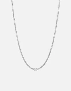 Opus Sapphire Type Chain Necklace, Sterling Silver/Black 24 Opus Sapphire Type Chain Necklace, Sterling Silver/Black -Online Fashion Accessories 103 0530 color 3lettersblack 02