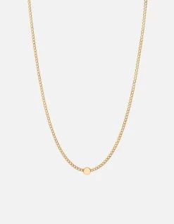Opus Chalcedony Type Chain Necklace, Gold Vermeil/Green -Online Fashion Accessories 103 0531 color 2lettersgreen 02
